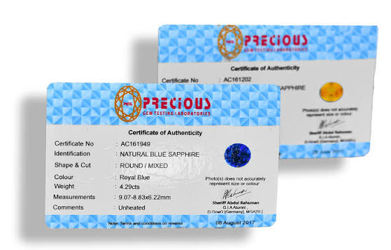 Certificates